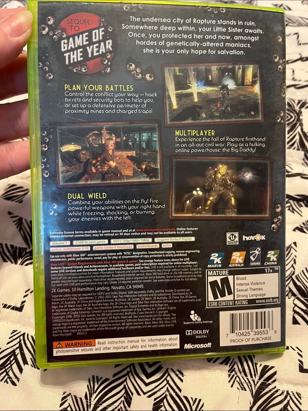 Xbox 360 Bioshock 2